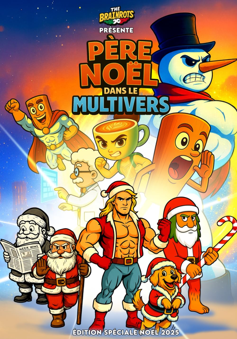 PÈRE NOËL DANS LE MULTIVERS - [ Version française ] THE BRAINROTS COMICS BOOK : Bande dessinée spéciale Noël 2025: Une histoire complète en français ... des personnages Brainrot [Version française])