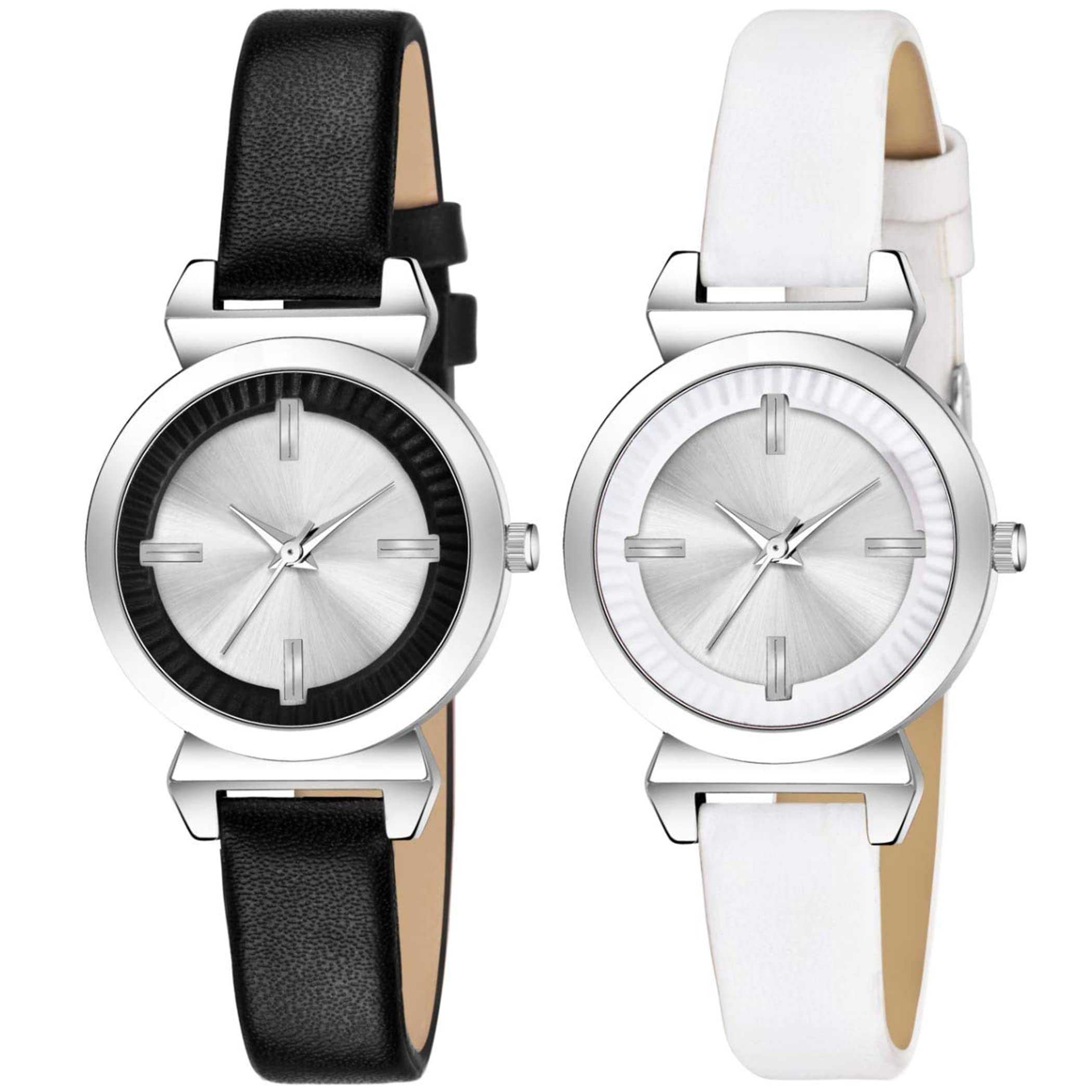 The Shopoholic Black and White Dial Analog Leather Belt Combo of 2 Watch for Girls and Womens (B0BWNJXRNK) Amazon Price History, Amazon Price Tracker