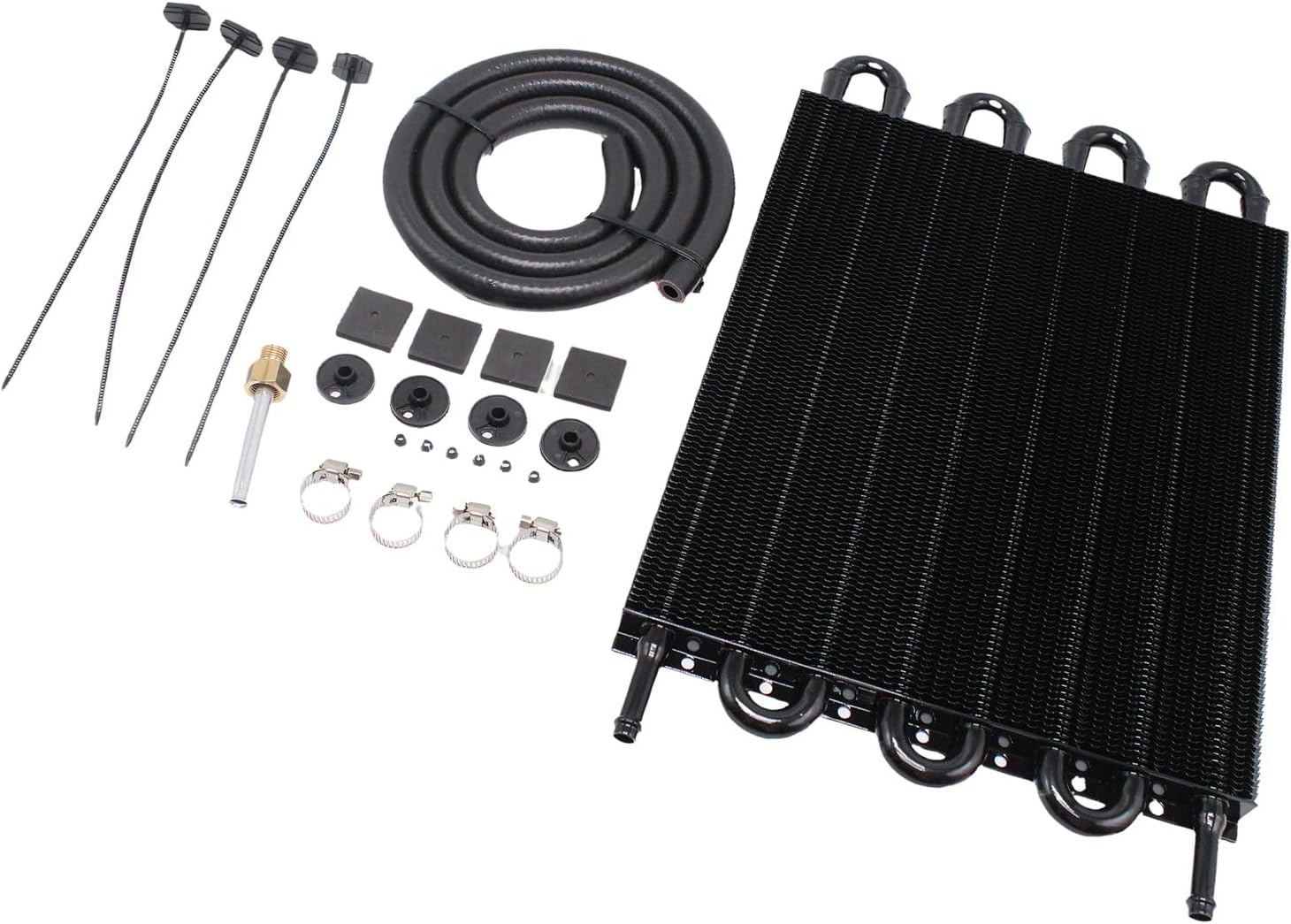 Efficient 8 Row Transmission Oil Cooling Set Auto Manual Radiator Converter With Installation Accessories For Auto Use Transmission Fluid Radiator