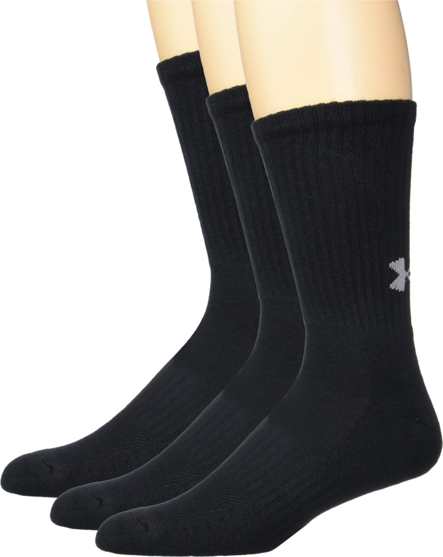 Under Armour Training Cotton Crew Socks, 3-pair Calcetines Unisex adulto (Pack de 3)