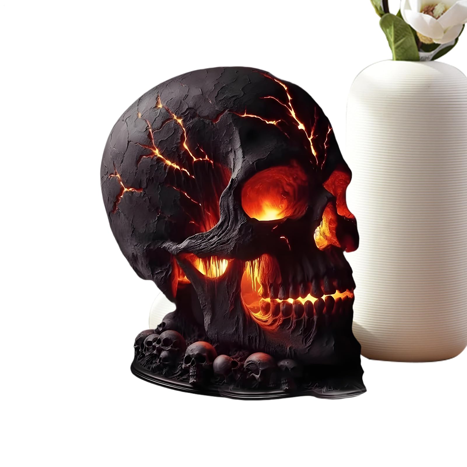 Lampada Testa Della Morte Illuminazione Decorativa Realistica