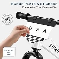 Vista 2 de Bicicleta de Equilibrio para Niños Pequeños SEREED, Bicicleta de Equilibrio para Niños de 2 Años, Sin Pedales, Juguetes para Niños de 2 a 5 Años