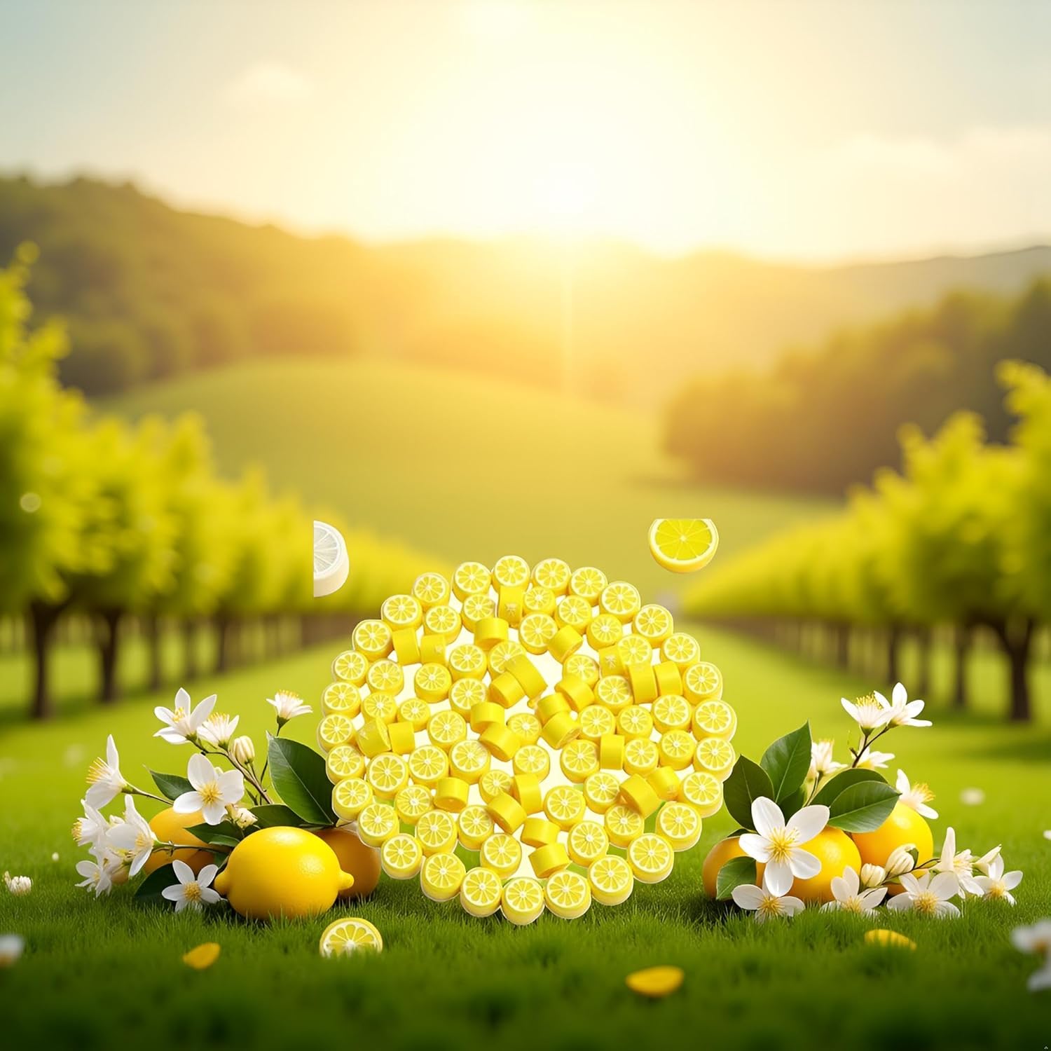 200Pcs Yellow Lemon Polymer Clay Beads,10mm Fruit Charm Spacer Beads for Jewelry Making,Necklace, Earring and Bracelet DIY Craft Supplies,Flat Bead, Summer Jewelry Kits and Fruit Theme Accessories - Image 7