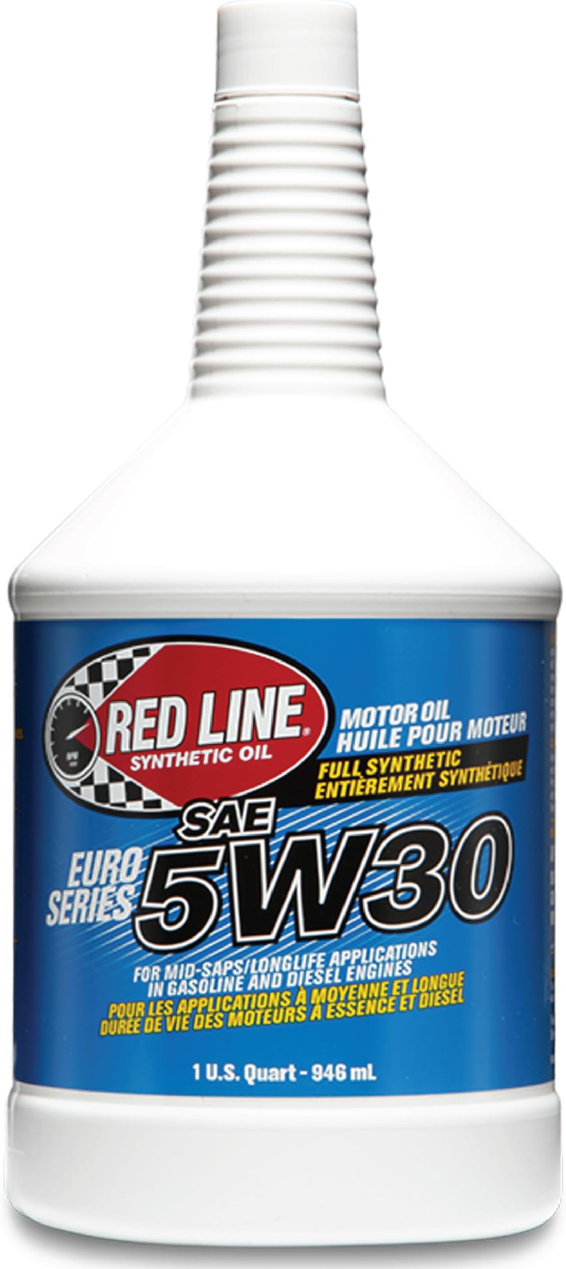 12304 SAE 5W30 Fully Synthetic Euro-Series Motor Oil - 1 Quart (6 Pack)