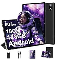DMOAO Tablet 10 Pollici Android con 18GB RAM + 128GB ROM(TF 1TB)