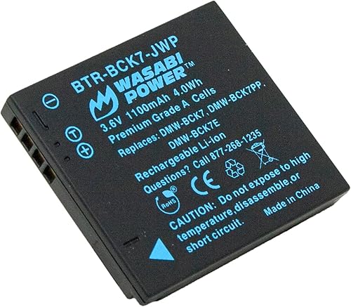 Wasabi PowerBatería para Panasonic DMW-BCK7 NCA-YN101G y Panasonic Lumix Cámaras