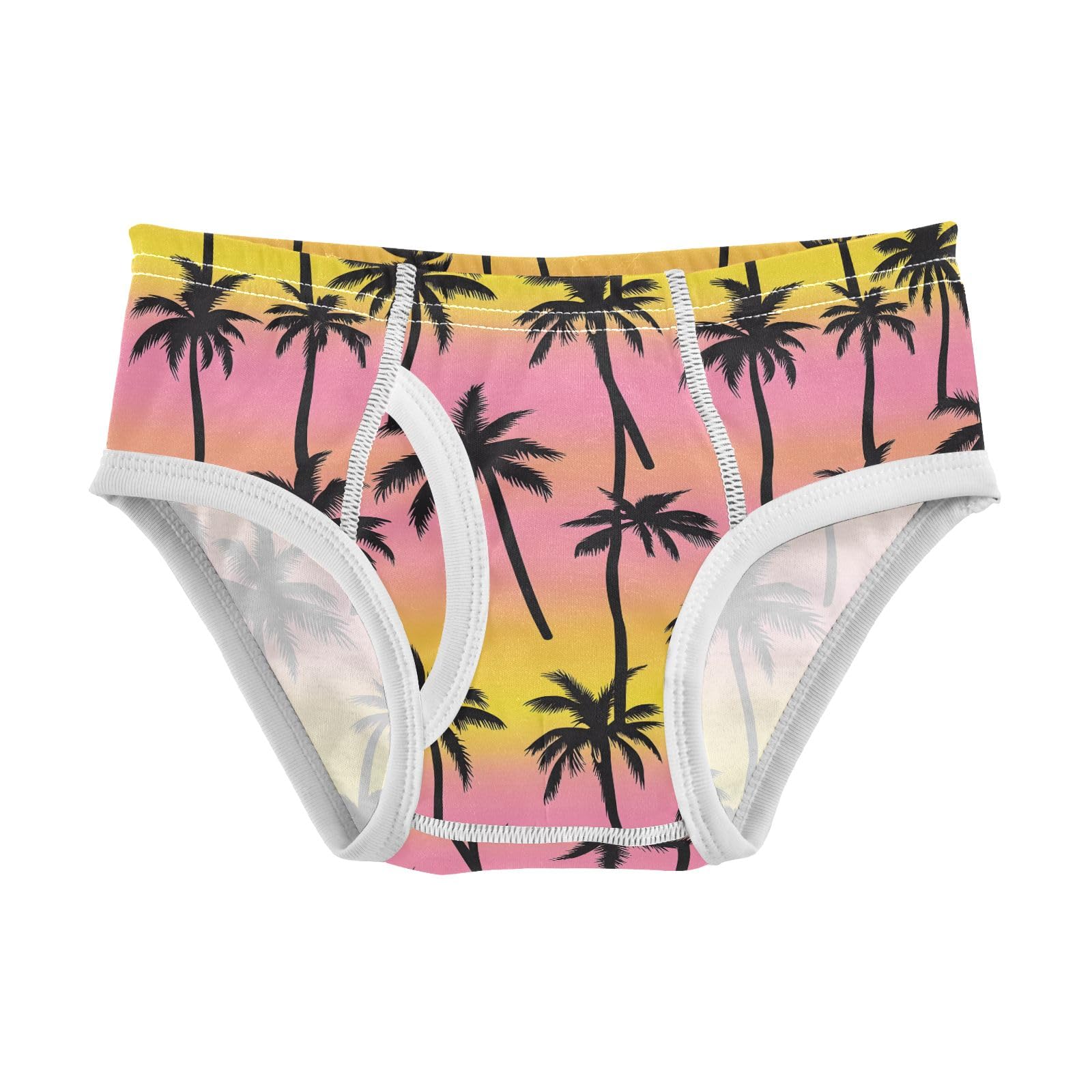 Boys Exclusive Briefs Toddler Underwear 95 Combed Cotton Boxerbriefs 2T Palm Trees Pattern