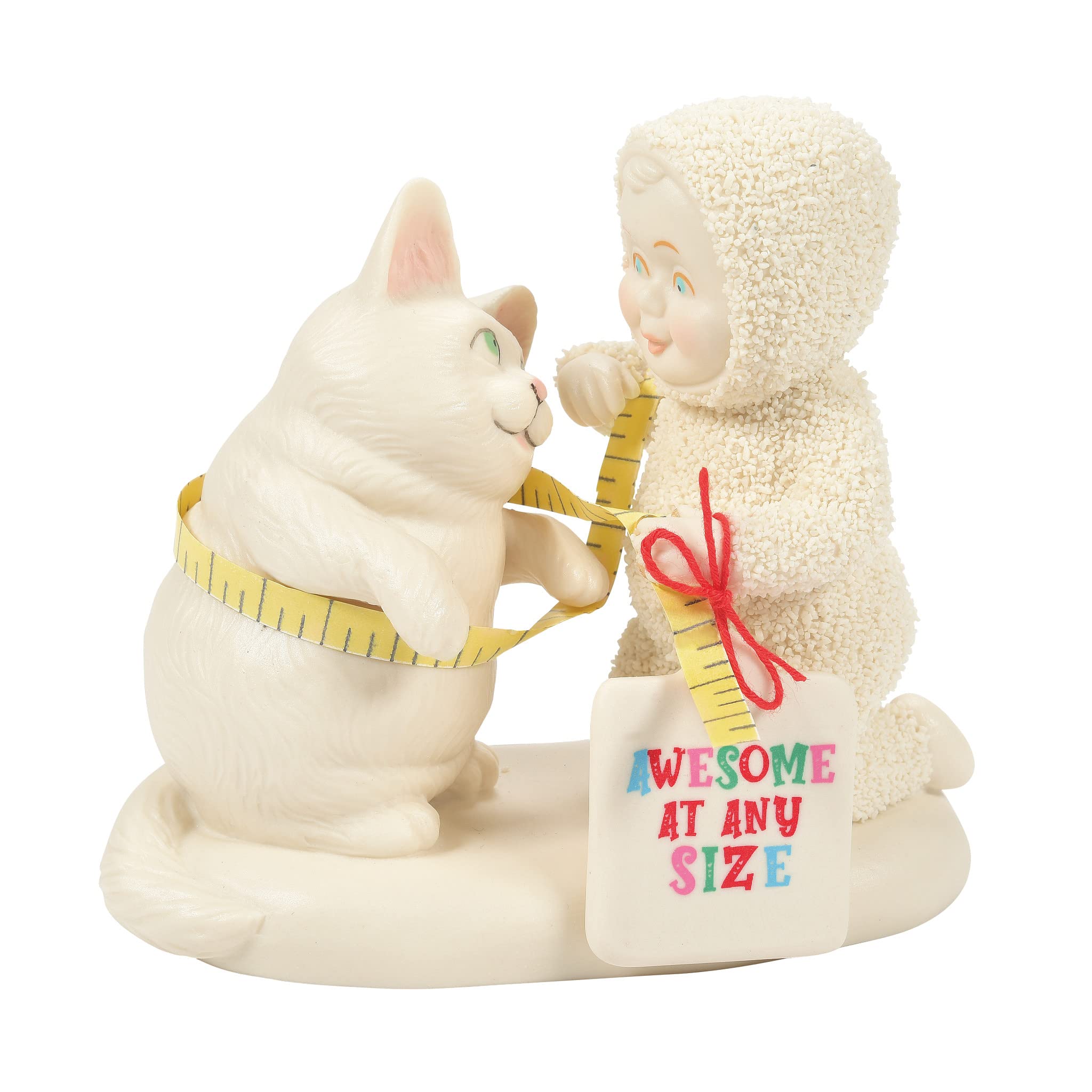 Snowbabies Figurine Department 56 en porcelaine biscuitée haut de gamme multicolore