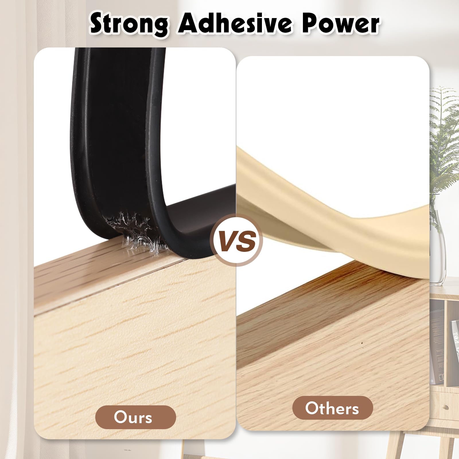 NILZA U-Shape Edge Banding 16.4ft, TPE Self Adhesive Veneer Edging Trim NILZA U-Shape Edge Banding 16.4ft, TPE Self Adhesive Veneer Edging Trim