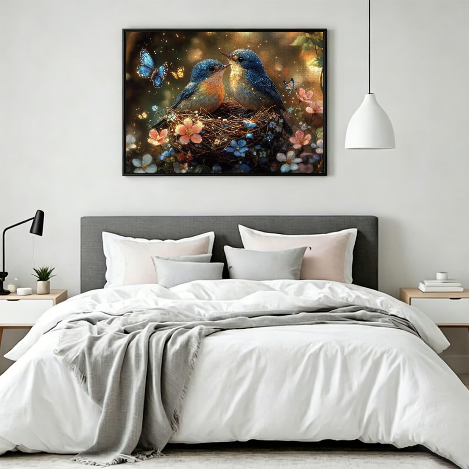Puzzle 5000 Teile für Erwachsene, 3D Puzzle Vogel Holzpuzzles, n-620 | Puzzlematte Pflanze, Heimunterhaltung, Entspannung Meditationspuzzle, Impossible Klassische Jigsaw Puzzles, Home Decoration