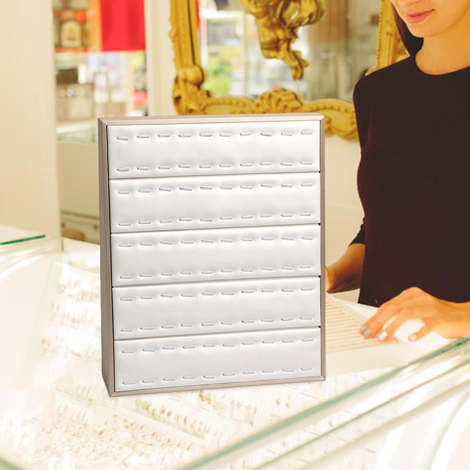 F Fityle Support à Bijoux Vertical pour Rangement et Présentation, Porte-Pendentif