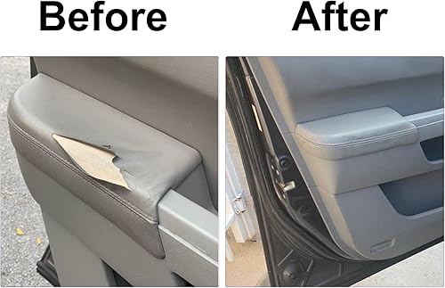 Miniatura 3 de GXARTS Paneles de puerta trasera trasera cubierta de cuero reposabrazos viene con herramientas de instalación para Honda Pilot 2009 2010 2011 2012