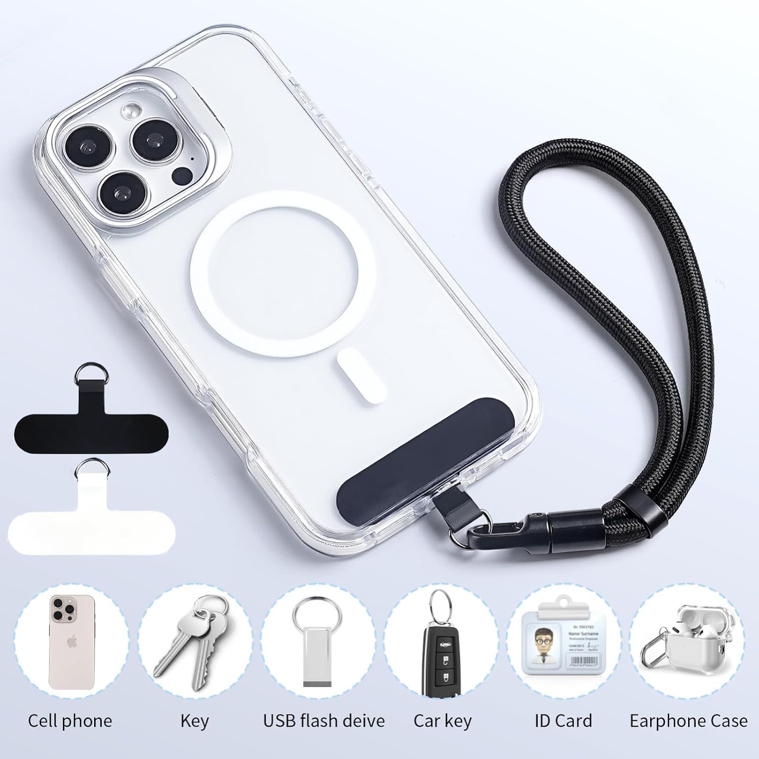 Phone Lanyard for Cellphone Case, Phone Wrist Strap for Case, Cellphone Strap Wrist Lanyard for Women and Men