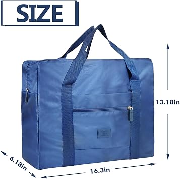 Travel Duffel Bags 12 PCS Foldable Travel Bag Tote Carry on Luggage Waterproof Sports Gym Bag Lightweight Large Weekender Overnight Bag for Women and Men (12 PCS)