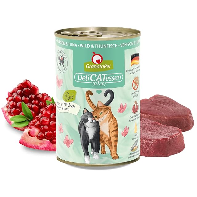 Foto 2 de 6 de GranataPet Delicatessen Salvaje y Atún Comida Húmeda para Gatos, Comida para Gatos para Gourmets
