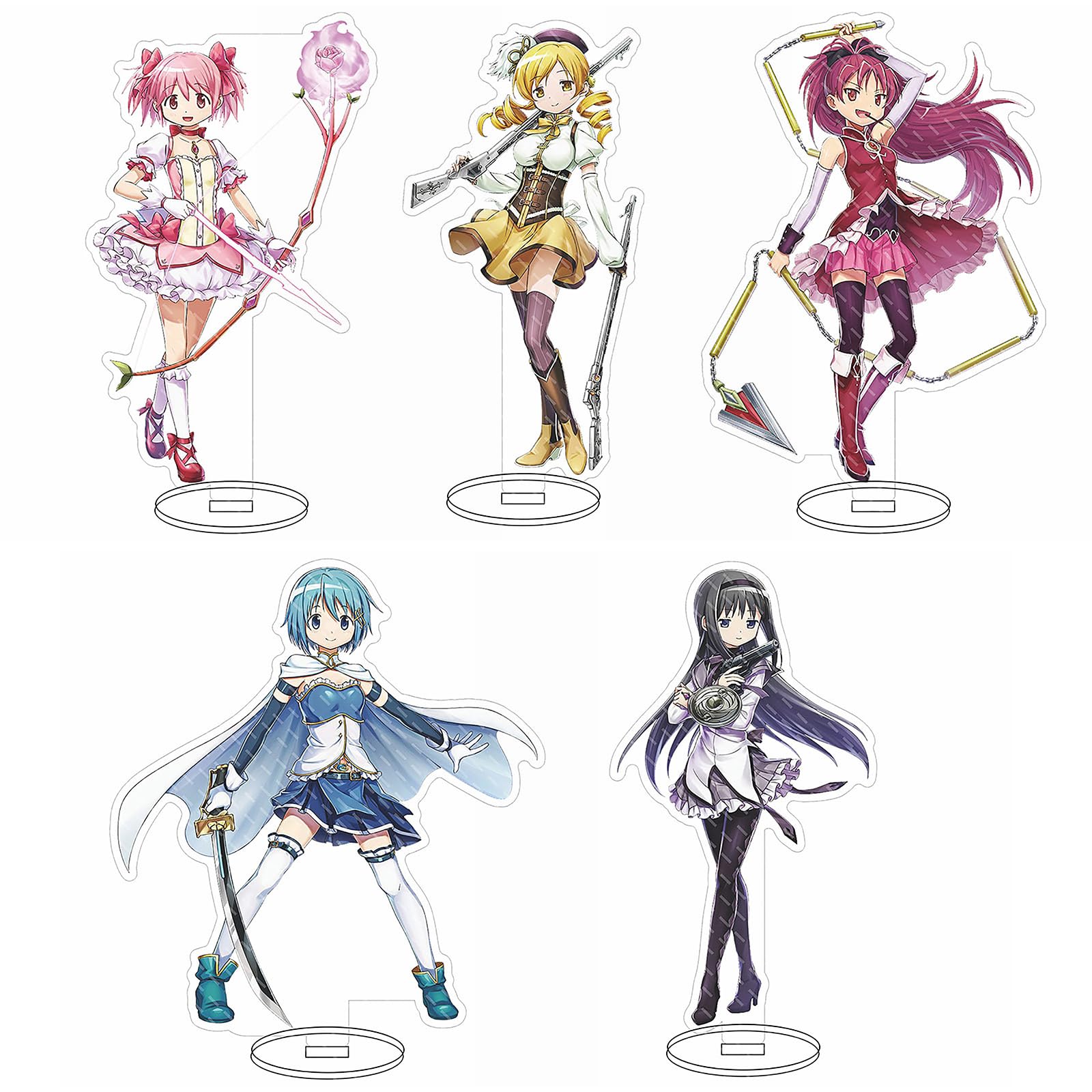 魔法少女まどか マギカ アクリルスタンド 5点セット