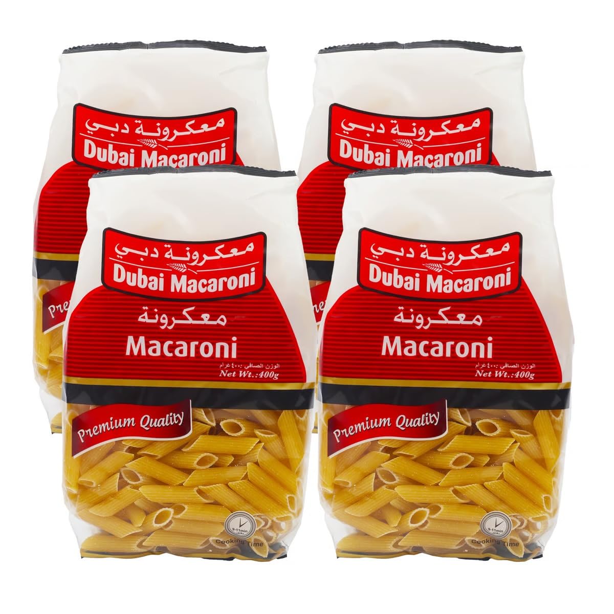 Dubai MacroniPenne Pasta 400 g, 4-Pack