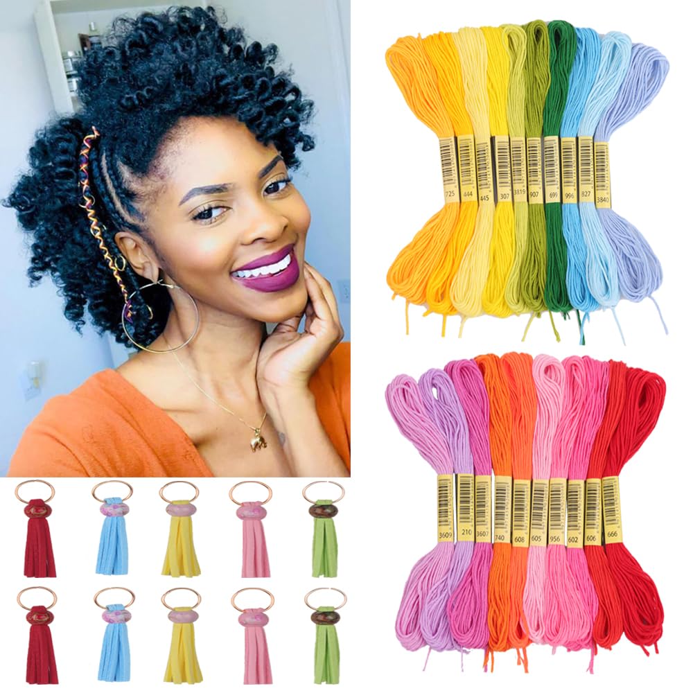 Amazon.com : 30 PCS Hair Accessories Set - 20 Colorful Hair  display picture 2