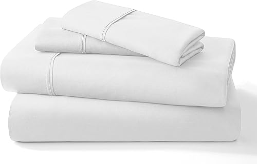 Neerahi Juego de sábanas puro de 100% algodón orgánico certificado de 1000 hilos, tejido satinado fresco y refrescante, suave, transpirable,