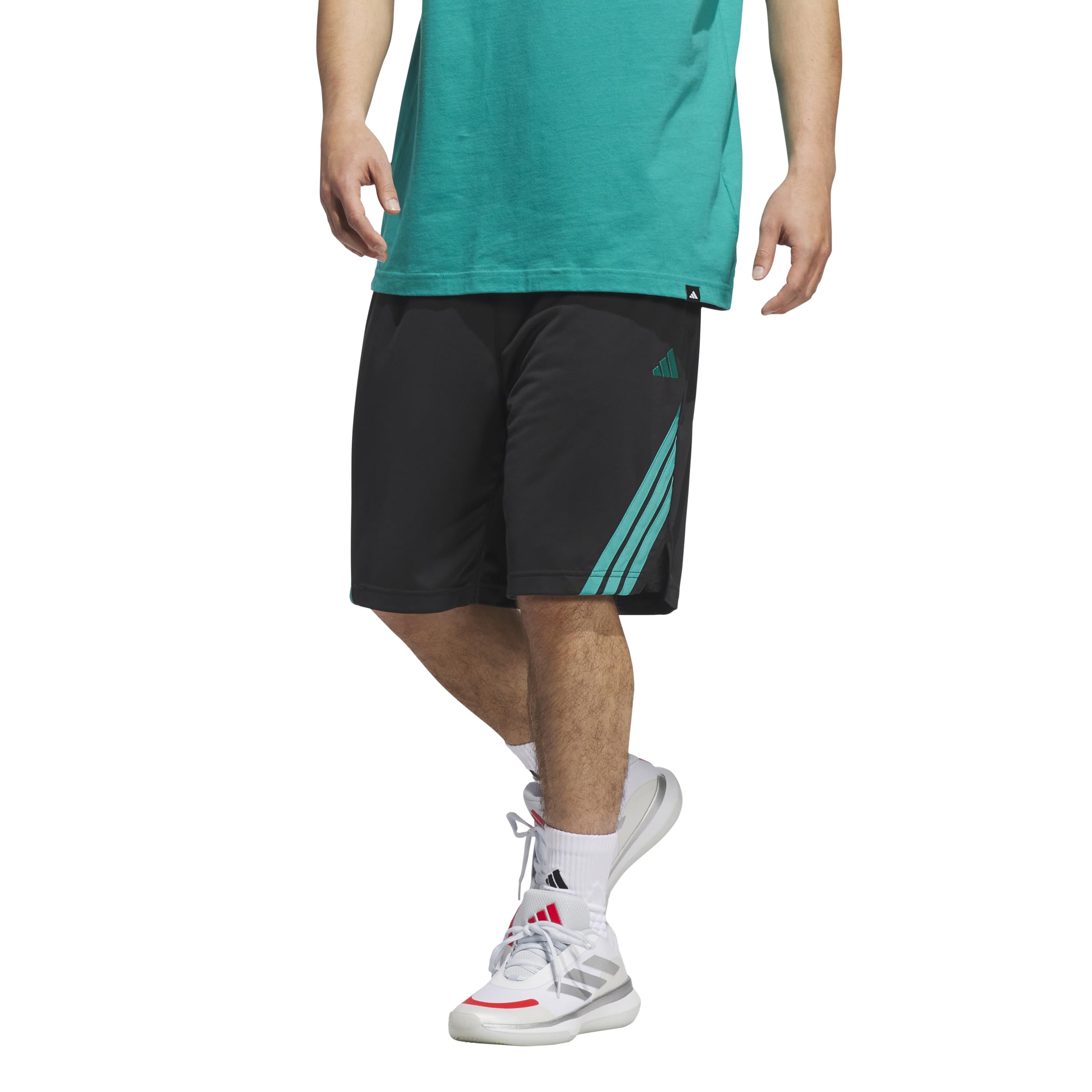 adidas Men's Legends 3-Streifen Basketball Shorts