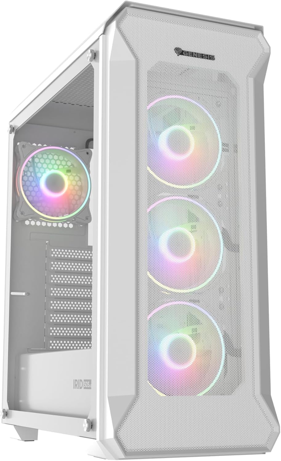 Genesis CAJA PC Gaming IRID 505 ARGB White NPC-1872