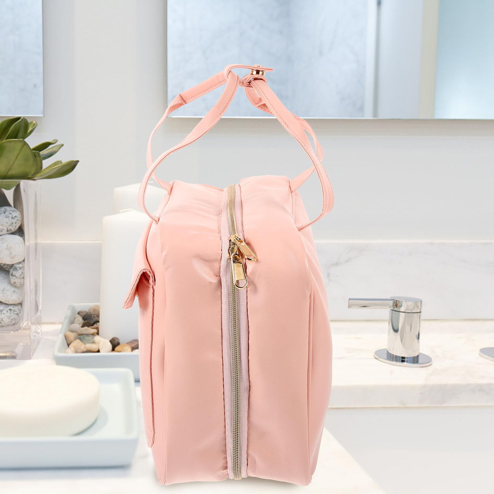 Borsa Toilette per Viaggio Organizer Cosmetici con e Gancio Ampia Capacità per