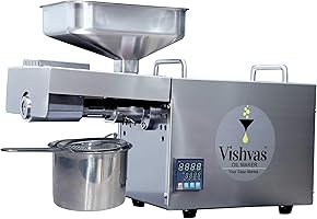 VISHVAS OIL MAKER-YOUR EASE MANTRA WITH DEVICE Oil Maker Machine VI-582TC 600 Watt Cold Oil Press / Extraction Machine...