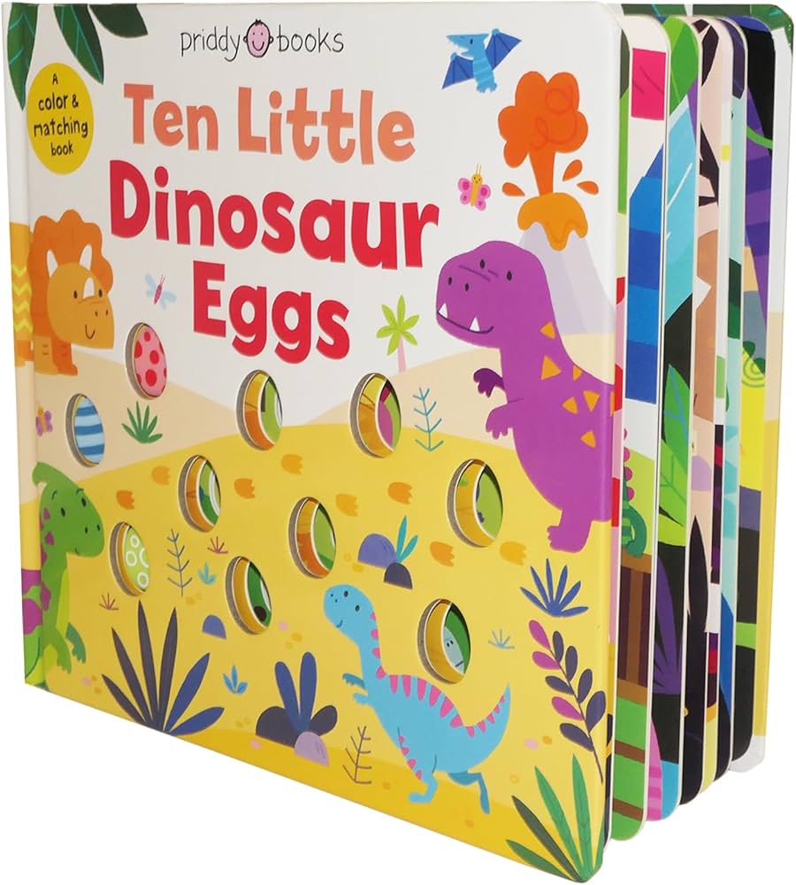 Amazon.com: Ten Little Dinosaur Eggs (Little Squishies): A Color