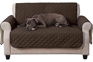 Water-Resistant & Reversible Loveseat Protector for Dogs & Kids - Two-Tone & Washable