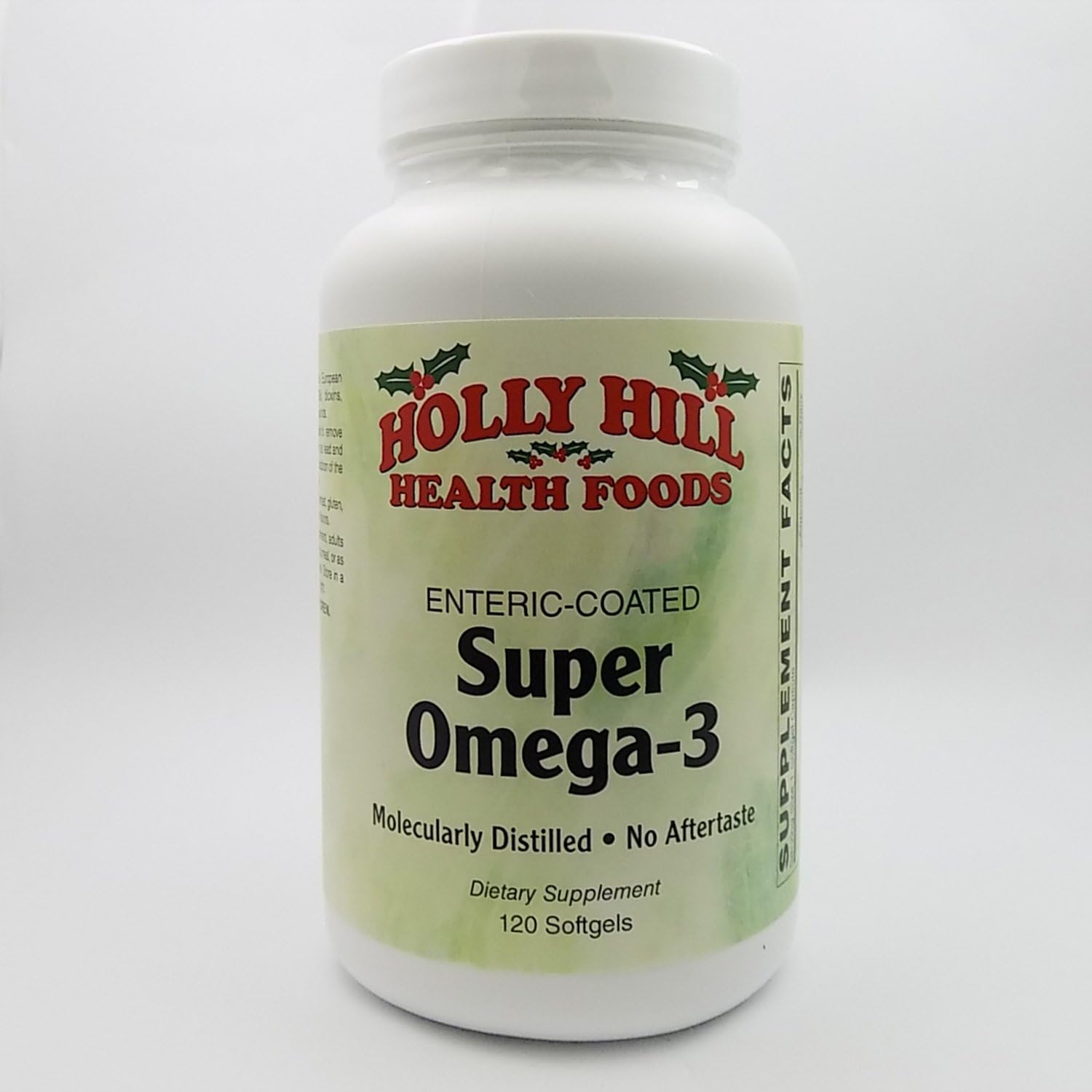 Holly Hill Health Foods, Super Omega-3 (Enteric Coated), 120 Softgels