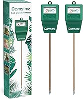 Damsimz 2 Pack Soil Moisture Meter for Plants - Accurate Water Tester, 7.7" Probe, No Batteries, Indoor Outdoor Gardening