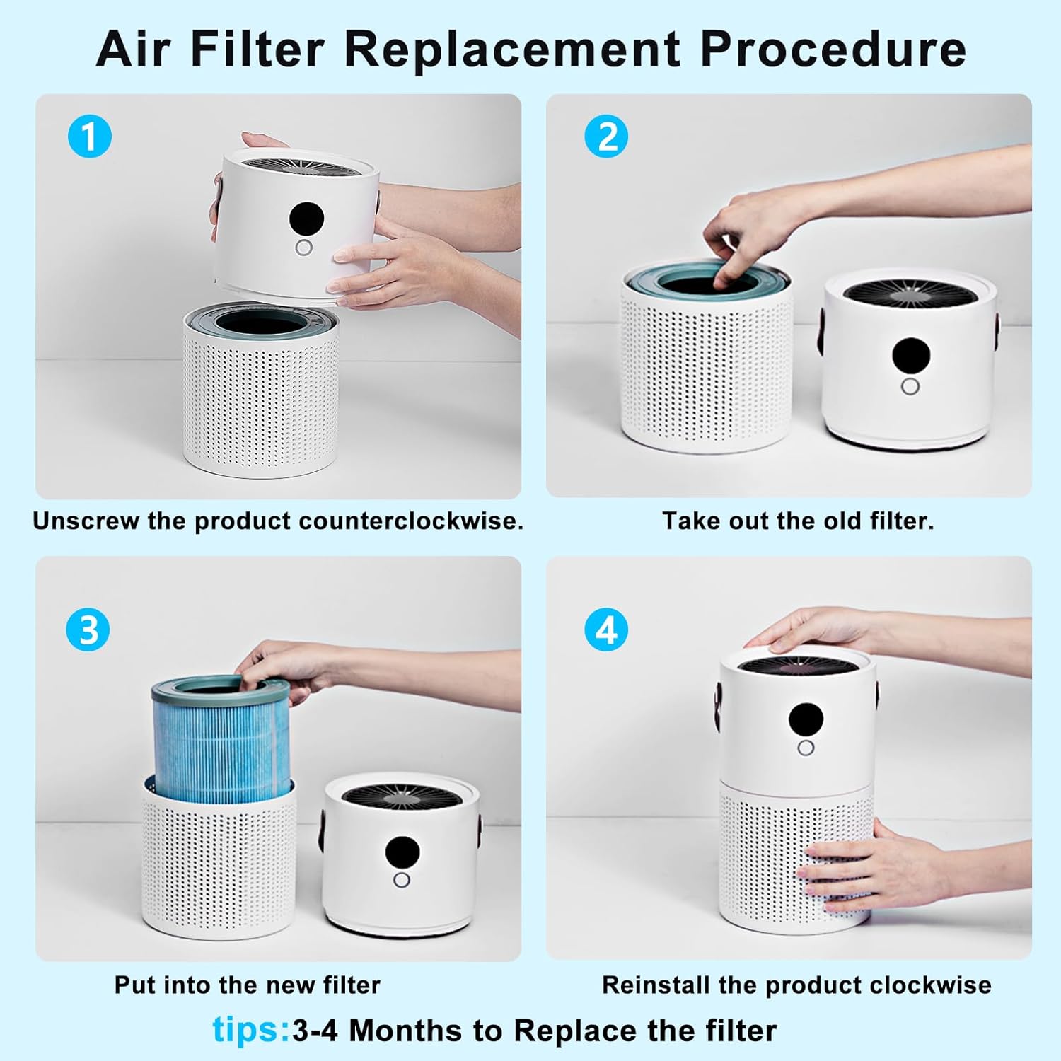 Air Filter Replacement Procedure Steps