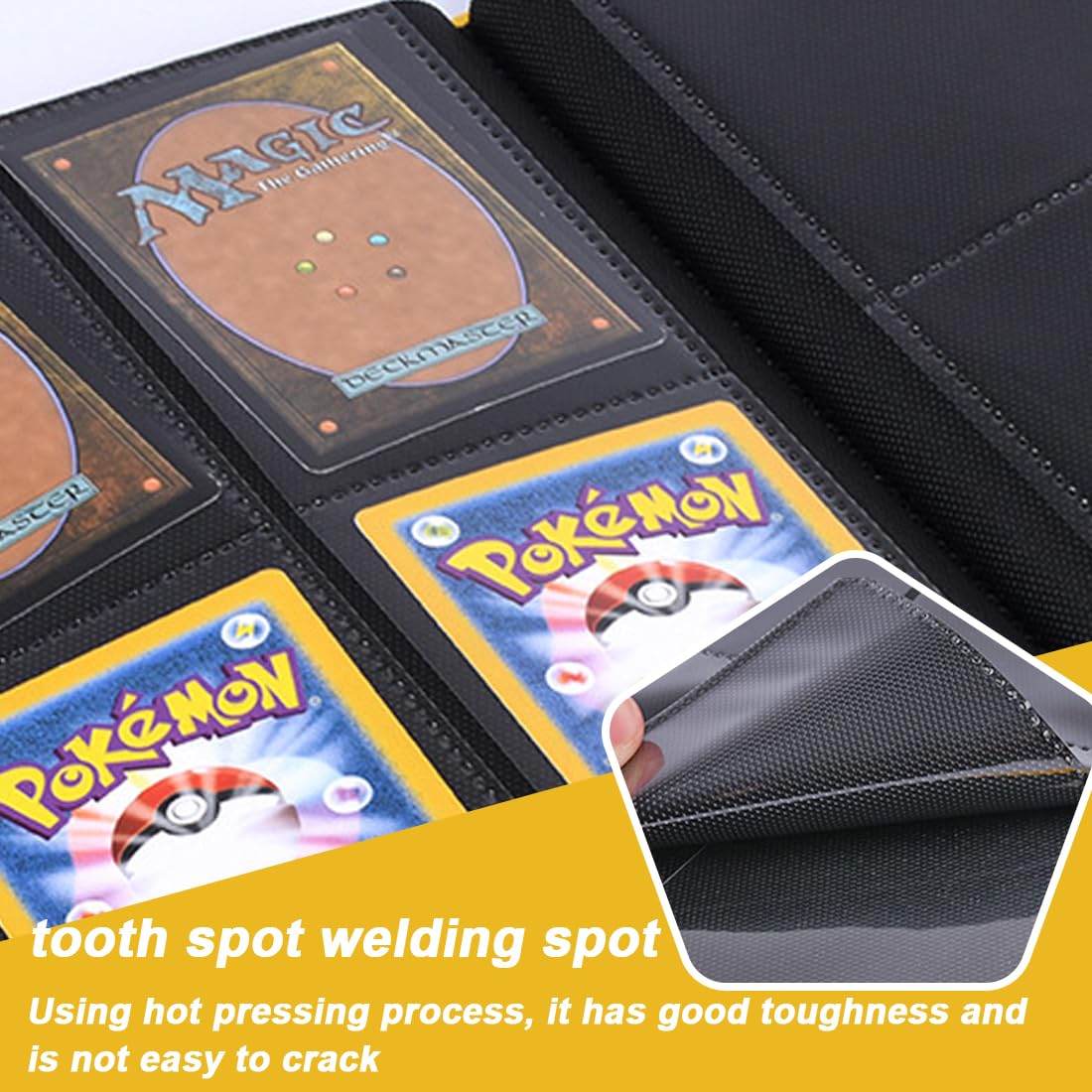 Album Raccoglitore Per Carte Collezionabili 360 Tasche, 40 Pagine, In PP Impermeabile | Custodia Per Carte Da Gioco, Sport, Calcio - 3