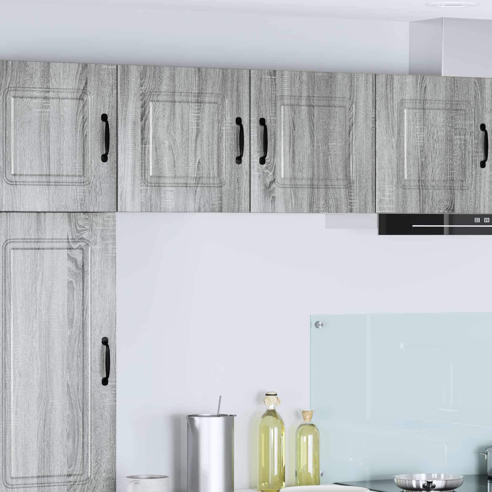 Küchenschrank Kalmar 2 pcs Graues Sonoma 40 x 31 x 40 cm Holzwerkstoff Küchenzubehör mit Stauraum für Moderne Küchenorganisation