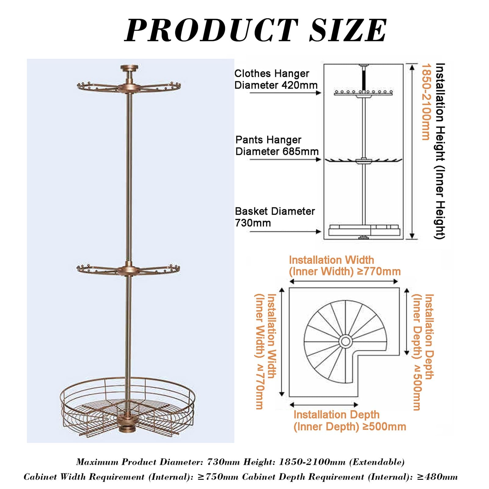 Percha portátil giratoria de 360°, resistente para pantalones, carga de 60 kg para organizar el dormitorio y la sala de estar