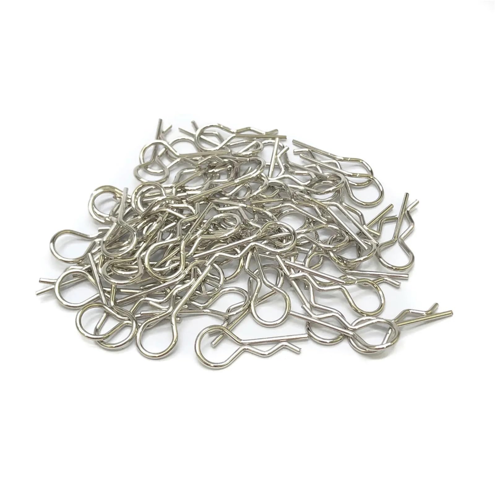 RC Upgrade Accessories for WLtoys 144001 12428 124019 124018 for A959 for A979 for 1:14 RC Car Body Clips Pins Bend Post Parts Truck for Buggy Shell(Silver)