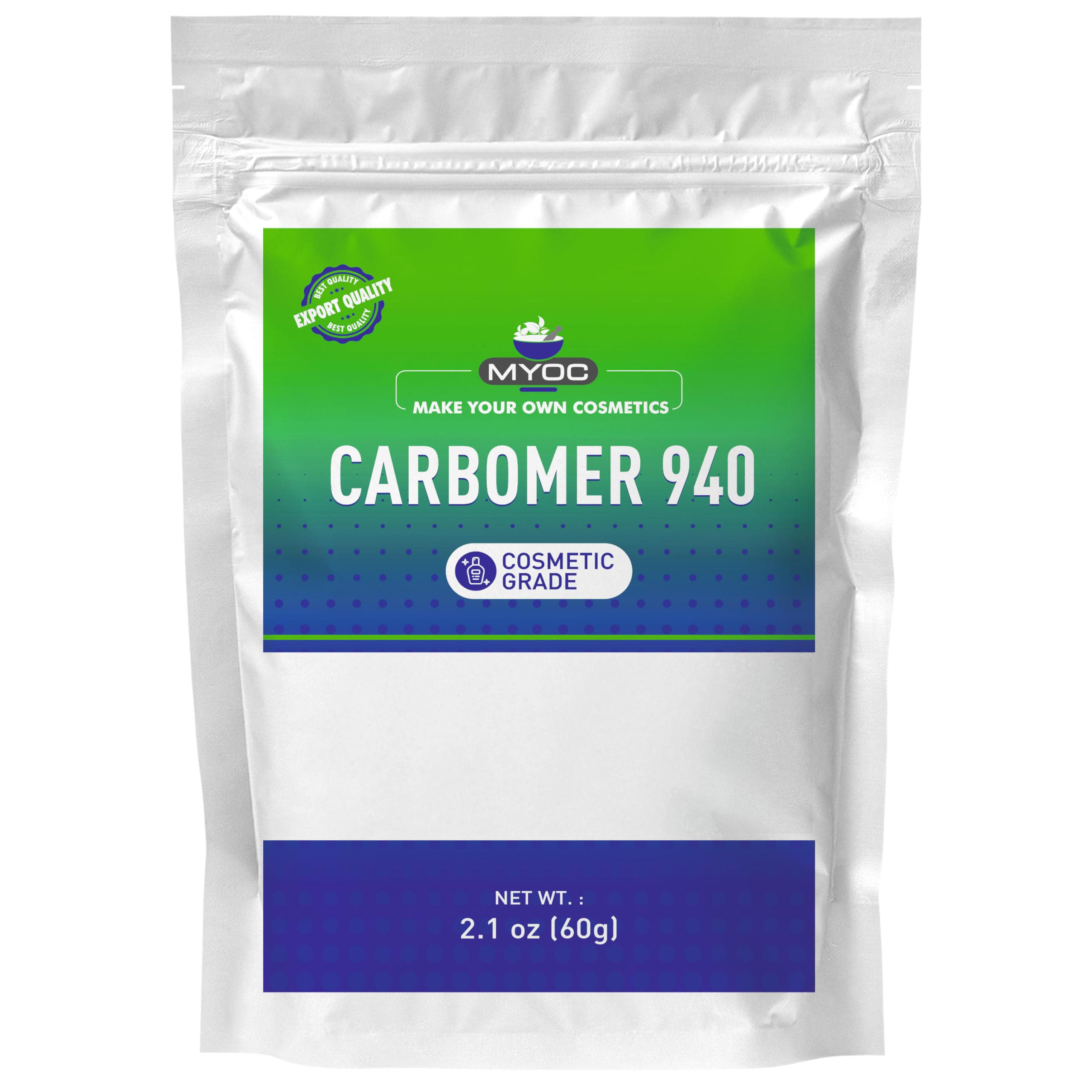 Carbomer 940 Powder for DIY skincare - 60 g — cosmetic grade gel base for face gel, hair gel, hand gel and serum formulations-image-41