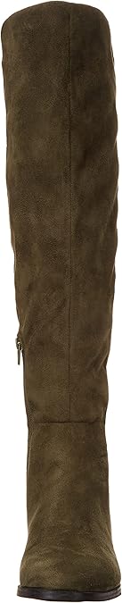 NINE WEST Allair ストレッチ オーバーニー レザー スエード Allair Over the Knee Boots – Nine West