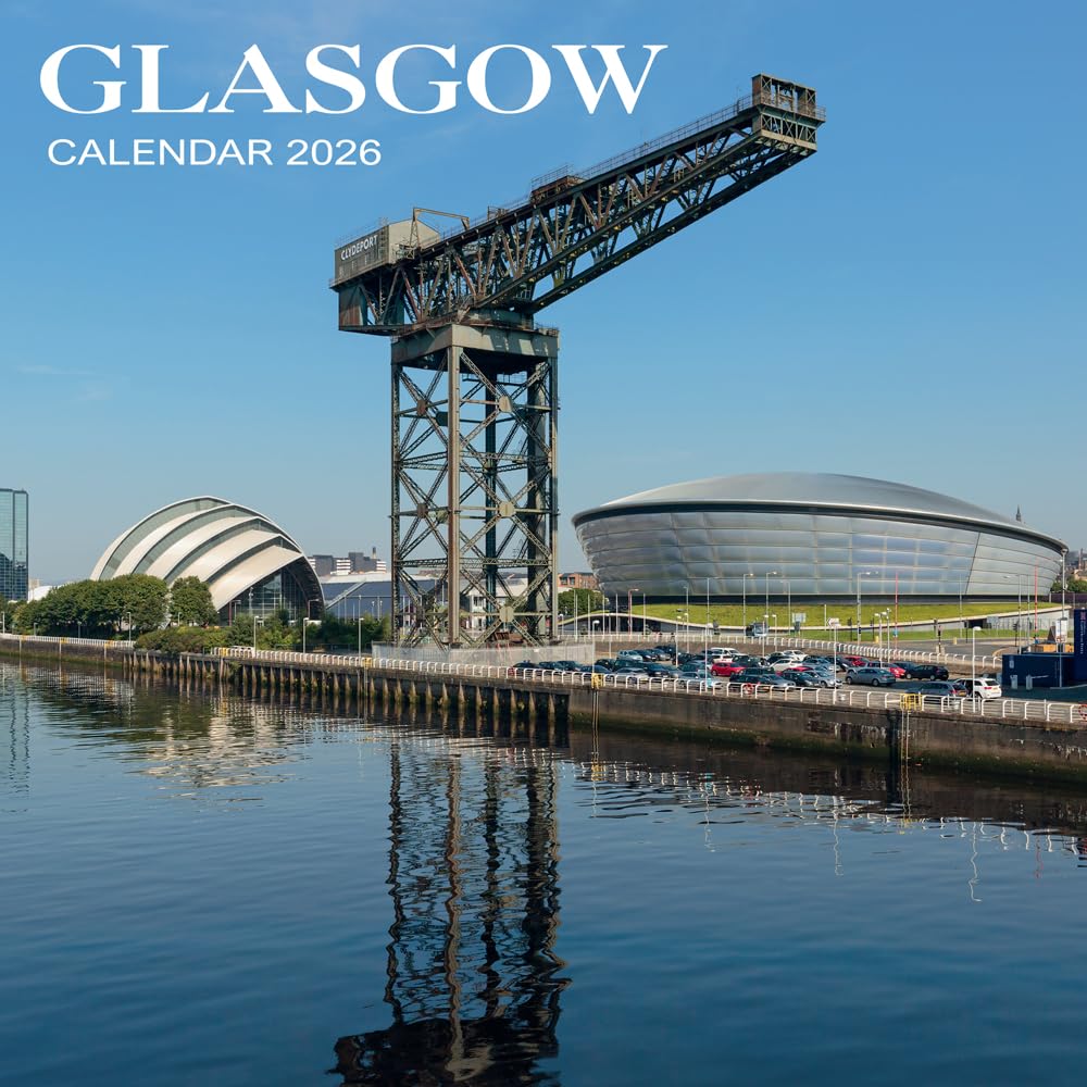 2026 Scotland Calendar: Glasgow - Square Wall Calendar - Month to View - 12 Months