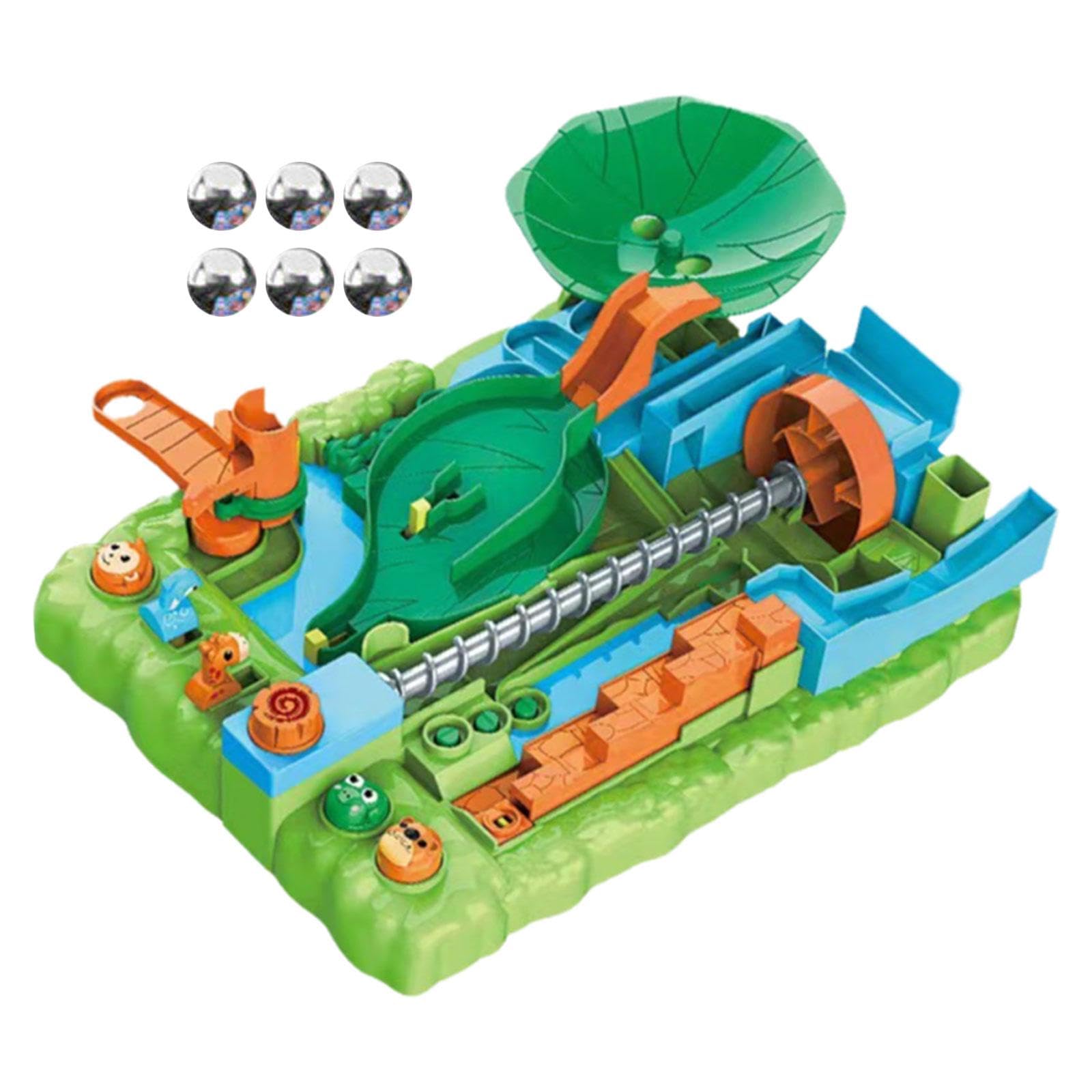 Board Family Game Kid Marble Run Building Blocks for Age 3 4 5 6 7 8+ Green|Toys & Hobbies-image-37