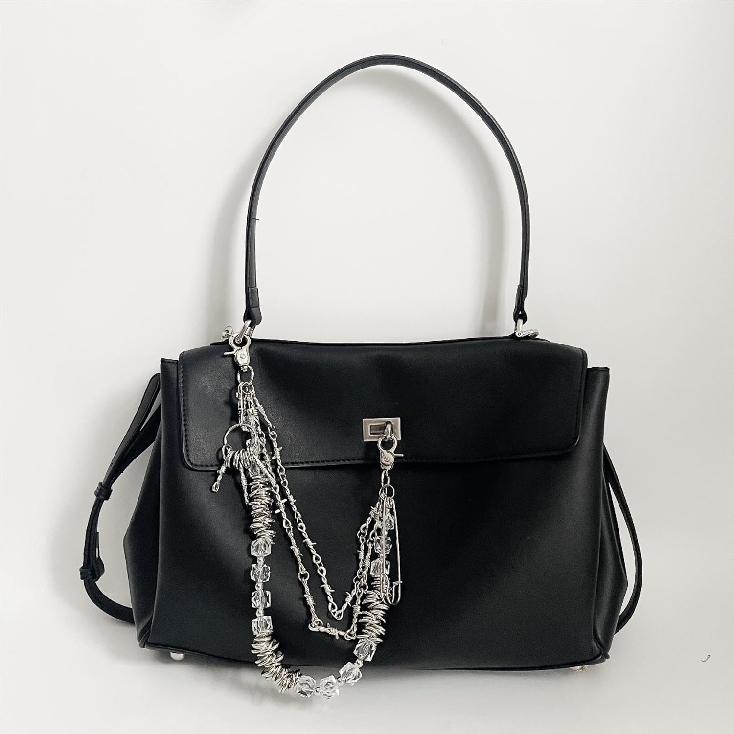 QTMY Chain Beaded Keychain Bag Charms for Handbag Purse Backpack Accessories for Bogg Bag,687 - Image 5