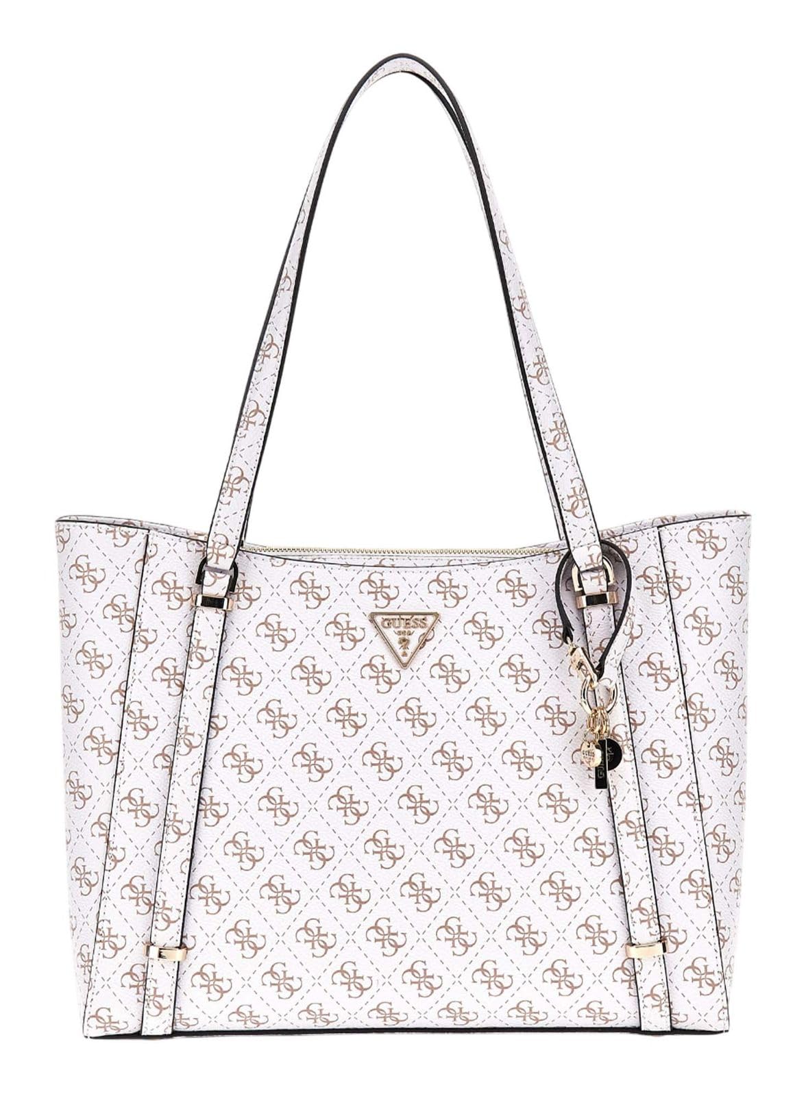 Guess Eco Erica Elite Tote Bag Cream Logo-image