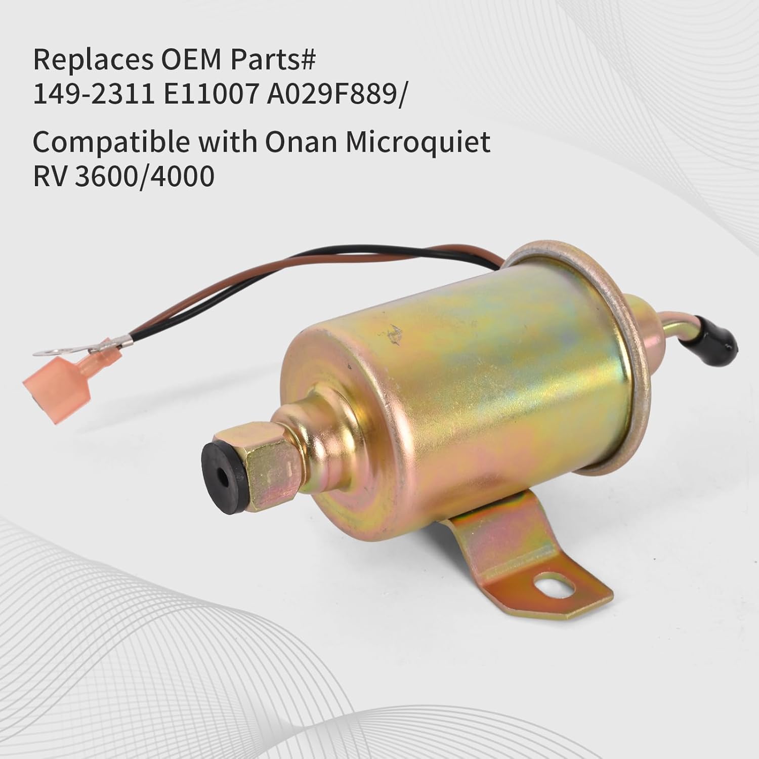 149-2311 Fuel Pump Tune Up Kit Compatible with Cumins Onan Microlite Microquiet RV 4000 Generator Includes Parts 149-2457 Fuel Filter, 167-0275 Spark Plug, 1403280 Air Filter