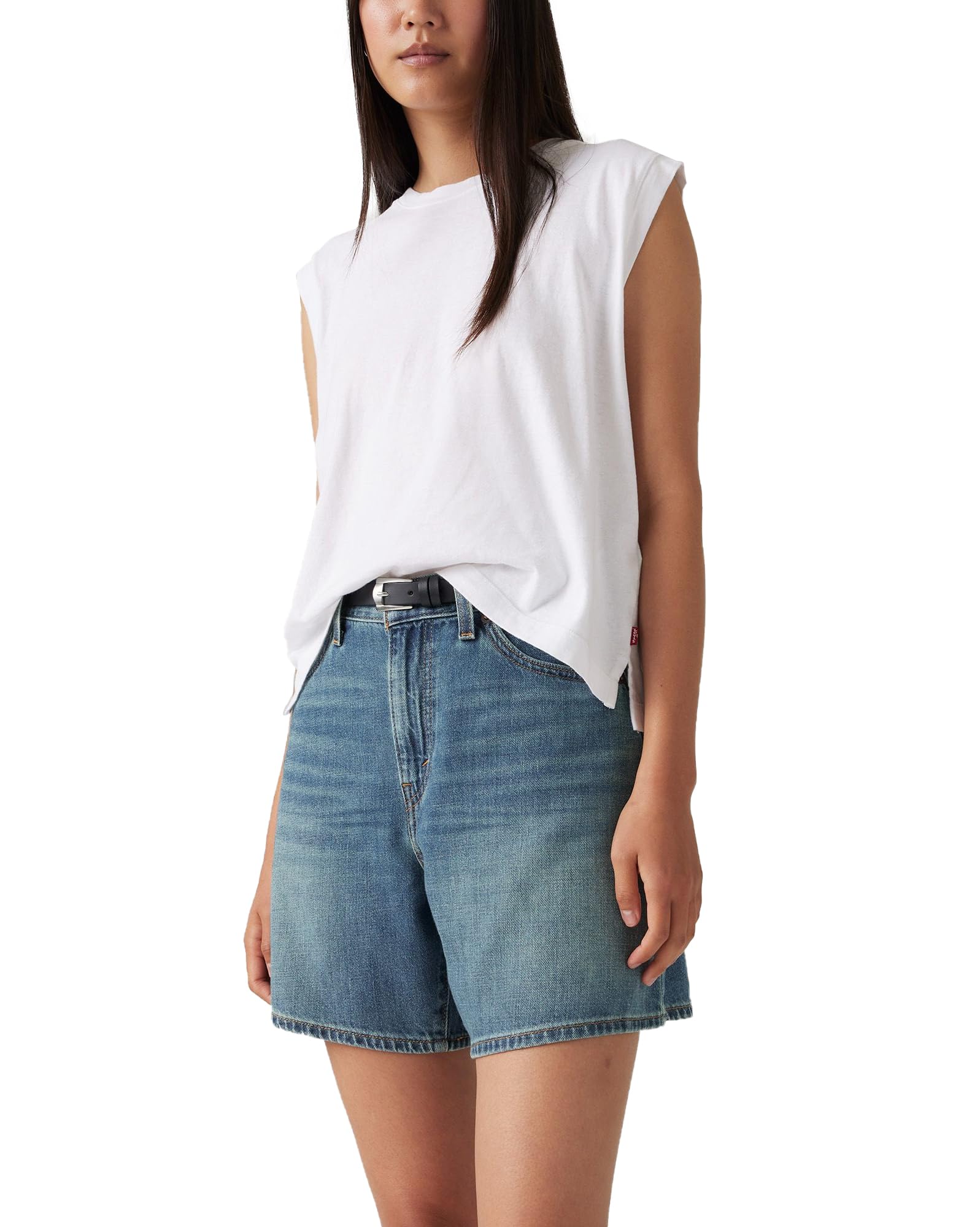 Levi's Donna Pantaloncini in Jeans High Rise, Baggy Fit