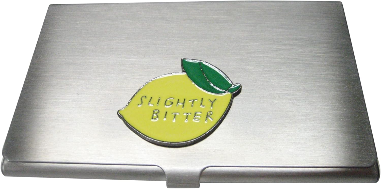 Kiola Designs Slightly Bitter Lemon Business Card Holder