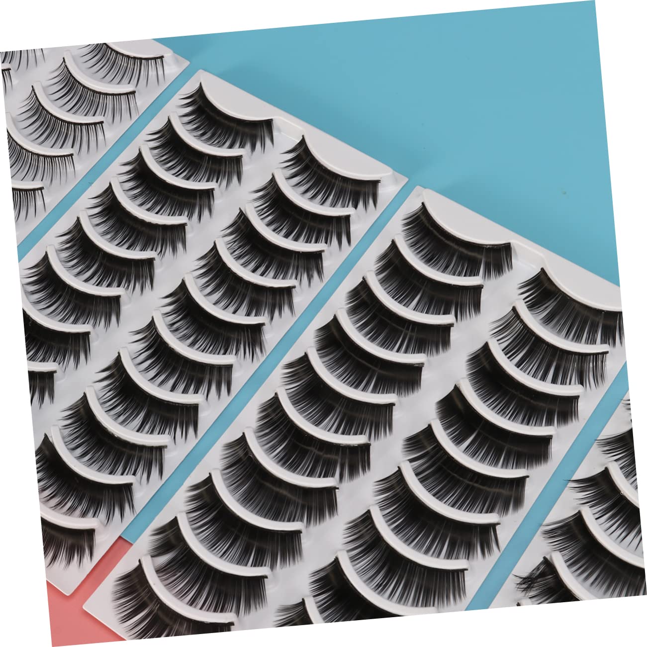 Didiseaon 240paia Eyelashes Wispy Cat Eye Faux Lashes for Women Thick Clusters for Everyday Makeup and Special Occasions