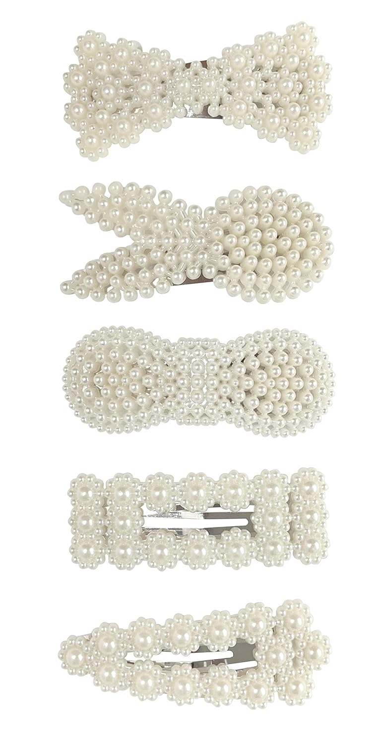 ANNACREATIONS 5 Pcs Hair Clip for Women and Girls, Multicolour