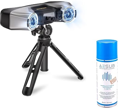 Revopoint MetroY Pro 3D Scanner & 3D Scanning Spray Bundle Industrial Grade Blue Laser High Precision 3D Scanning Industrial 3D Modeling and Measuring