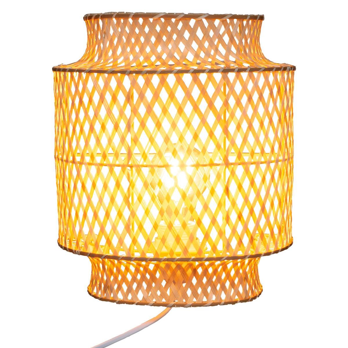 Atmosphera - Lampada da parete Liby - Bamboo D23 cm