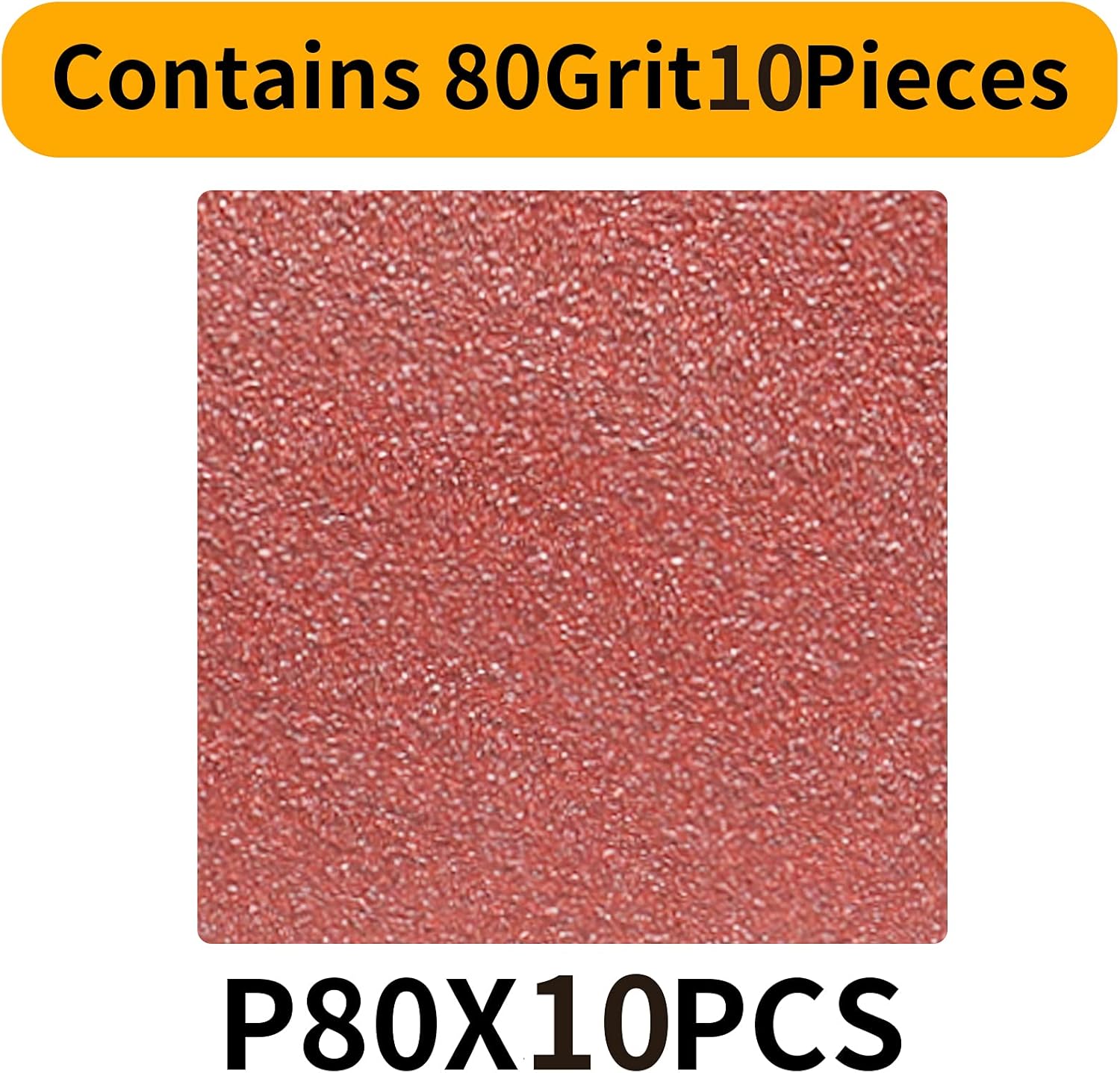 POTUINOM 3 x 21 Inch Sanding Belts 80 Grits - 10 Pack Sander Belts for Belt Sander, Best for Sanding Wood,Metal and Paint - - 